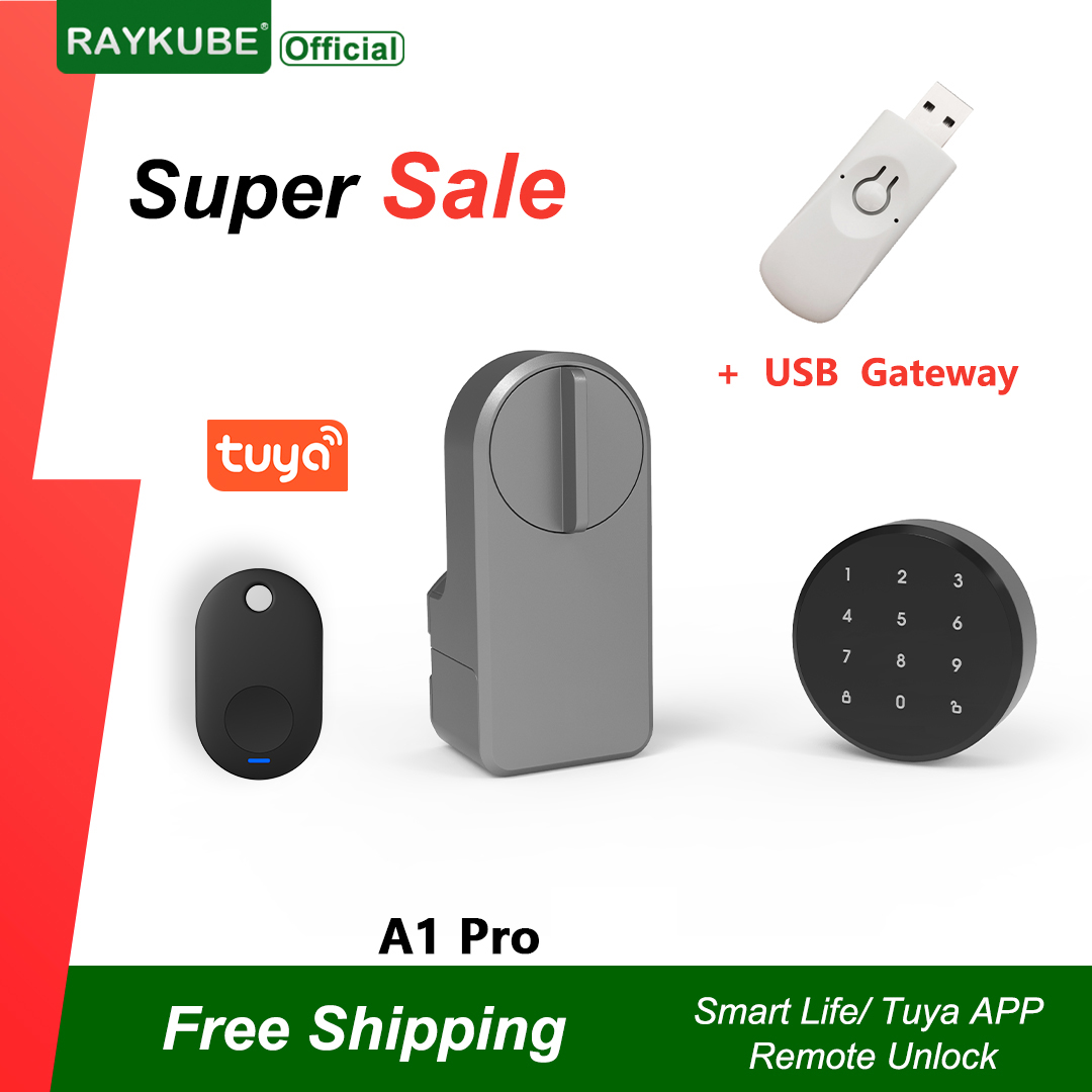 RAYKUBE A1 Pro Tuya BEL Inteli – Glass Door Hinge recenzja i cena