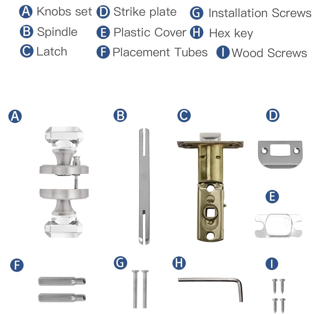 Klamka do drzwi z matowego kry – Glass Door Hinge recenzja i cena